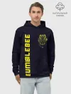 Худи мужской база хлопок / Bumblebee