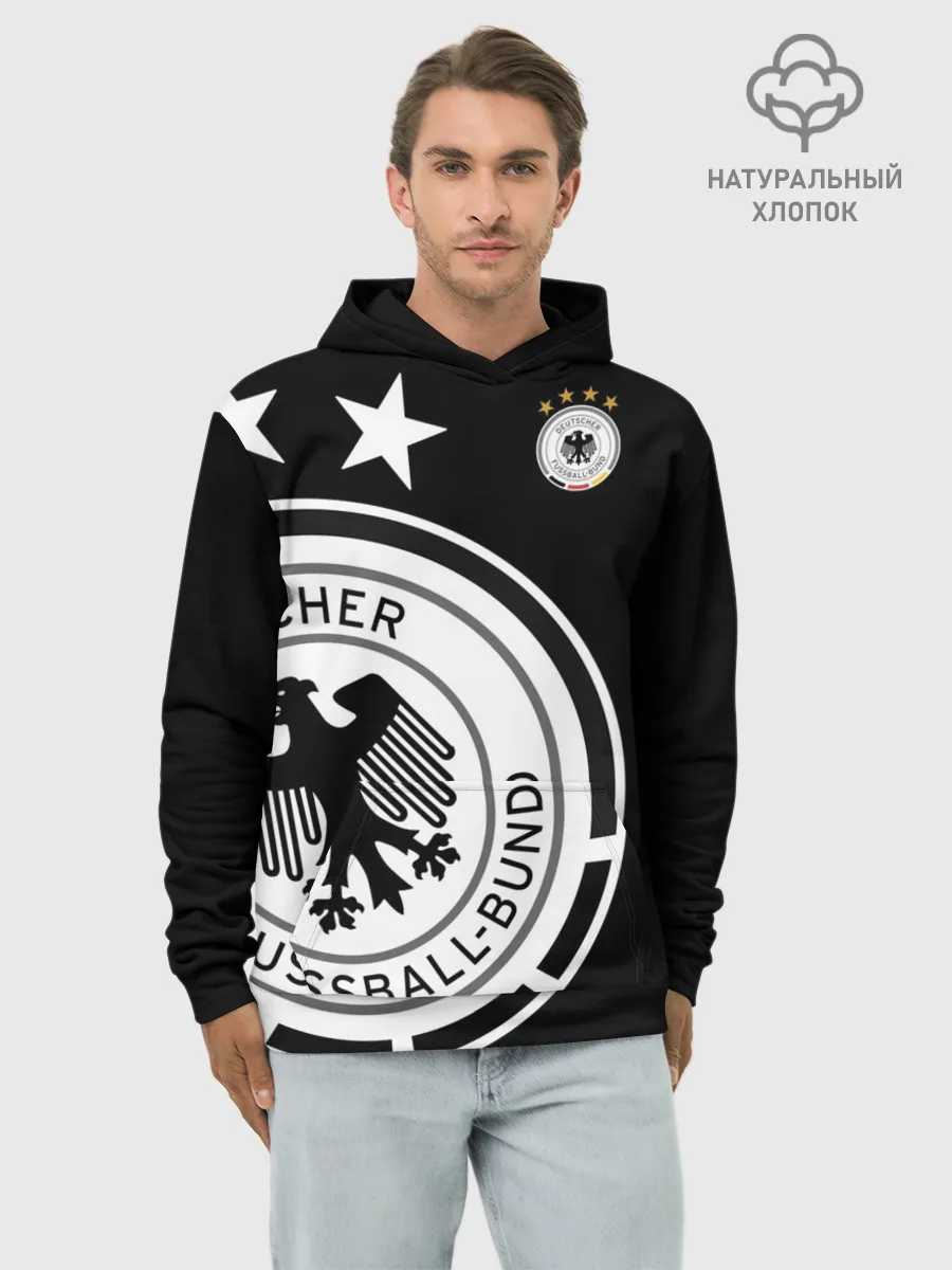Худи мужской база хлопок / Сборная Германии Exclusive