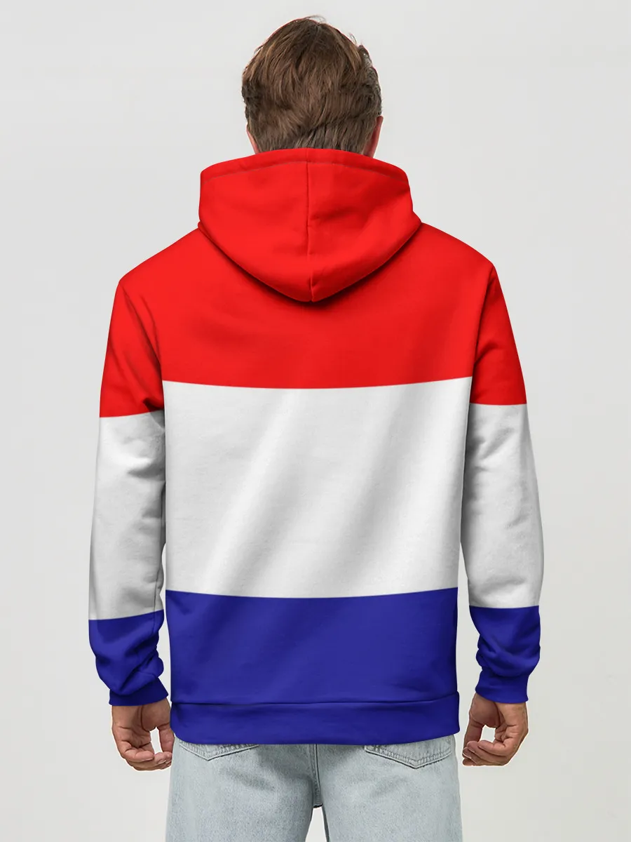 Худи мужской база хлопок / Сборная Хорватии флаг