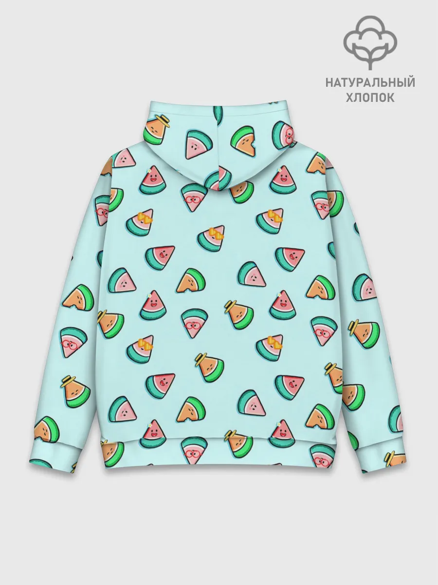 Худи мужской база хлопок / Kawaii Арбузики