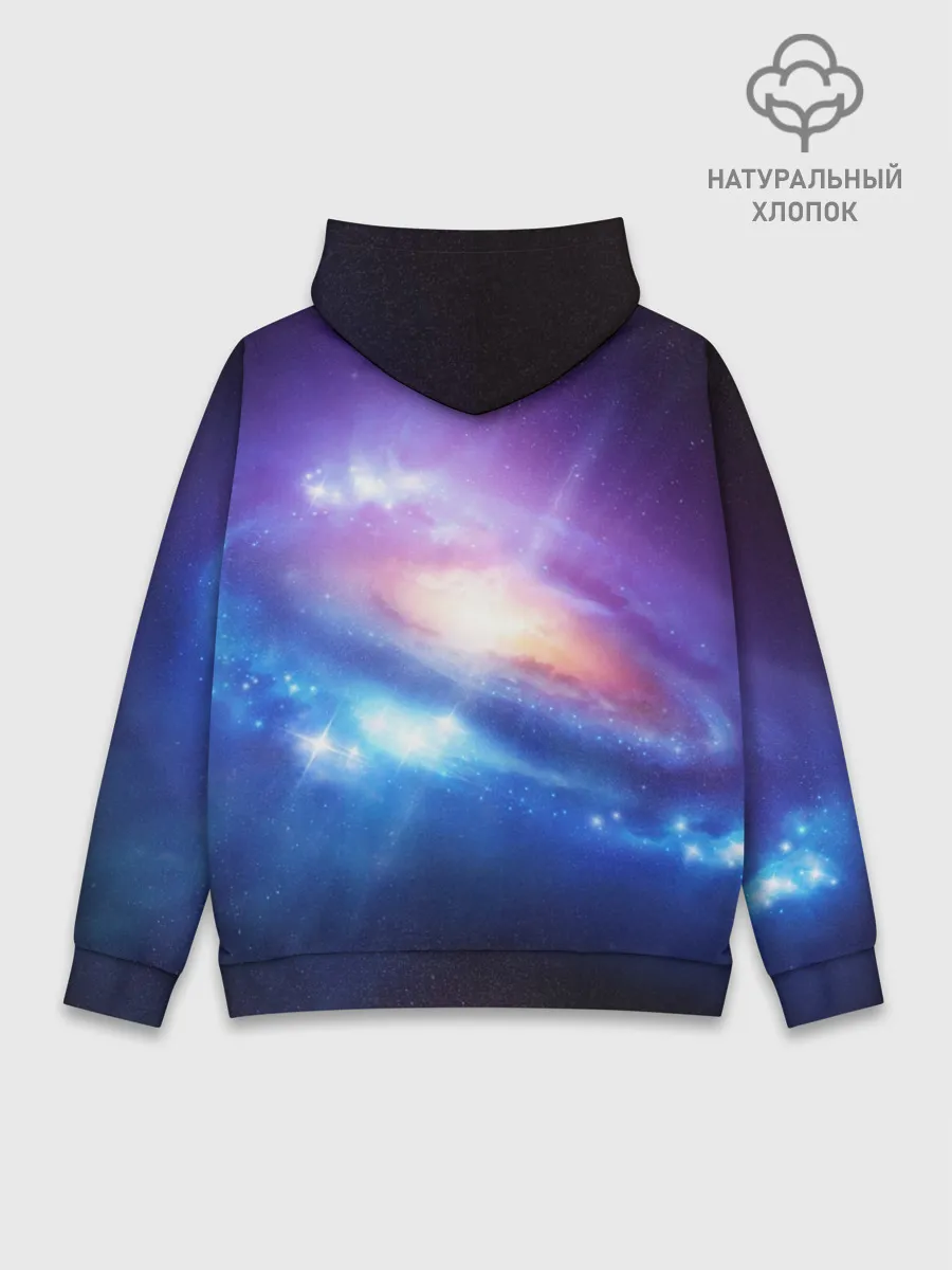 Худи мужской база хлопок / Абстракция космоса