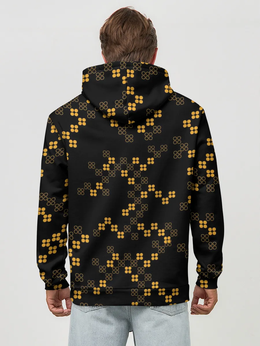 Худи мужской база хлопок / Бамблби