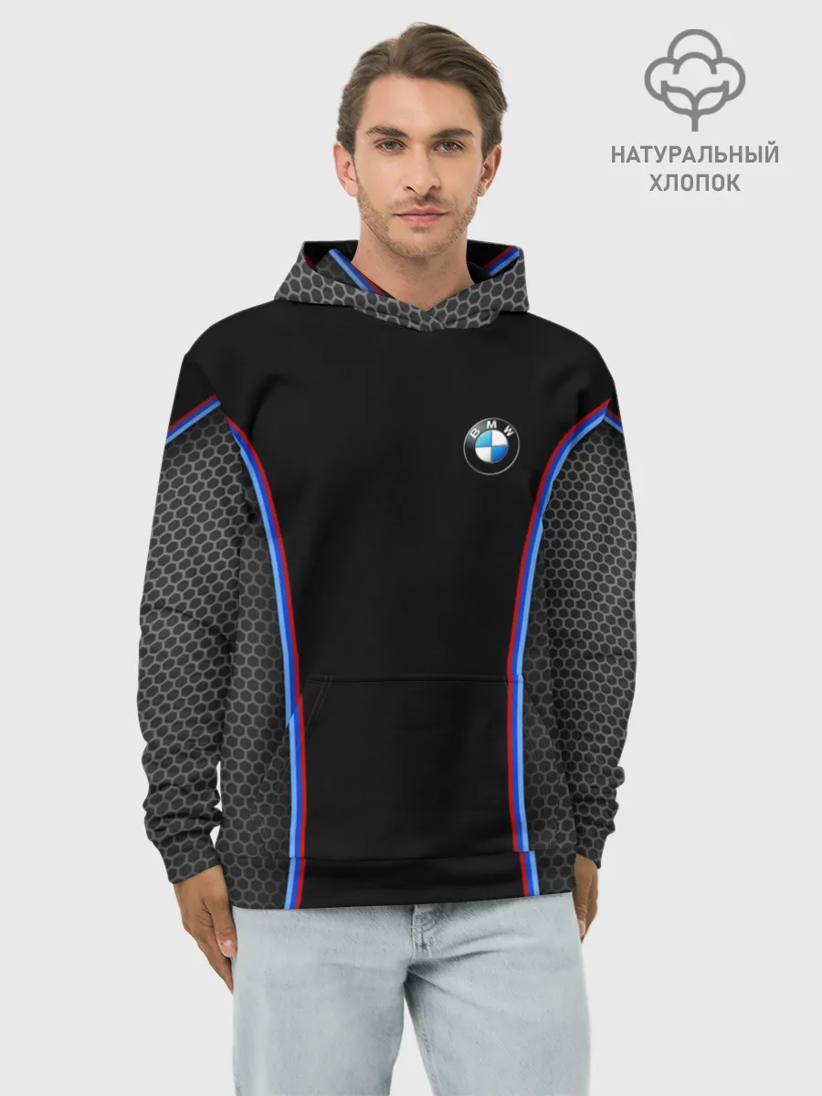 Худи мужской база хлопок / BMW Sport