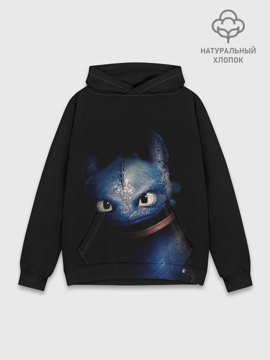 Худи мужской база хлопок / как приручить дракона