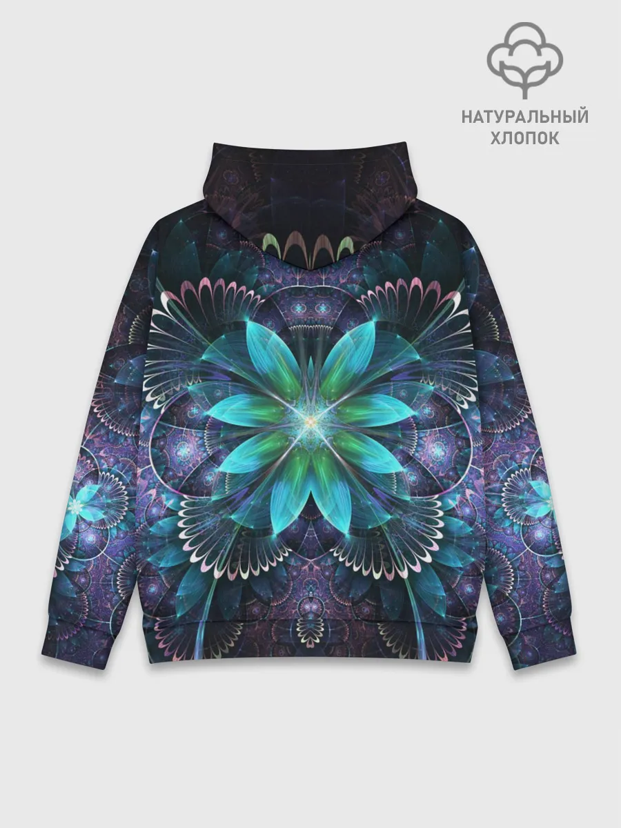 Худи мужской база хлопок / Астральная мандала