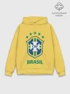 Худи мужской база хлопок / Сборная Бразилии