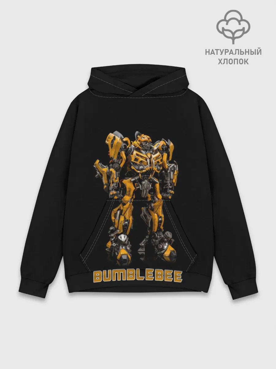 Худи мужской база хлопок / Шмель
