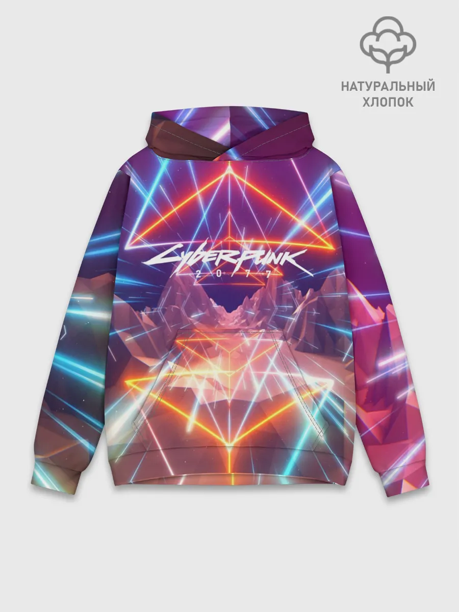 Худи мужской база хлопок / Cyber Punk 2077