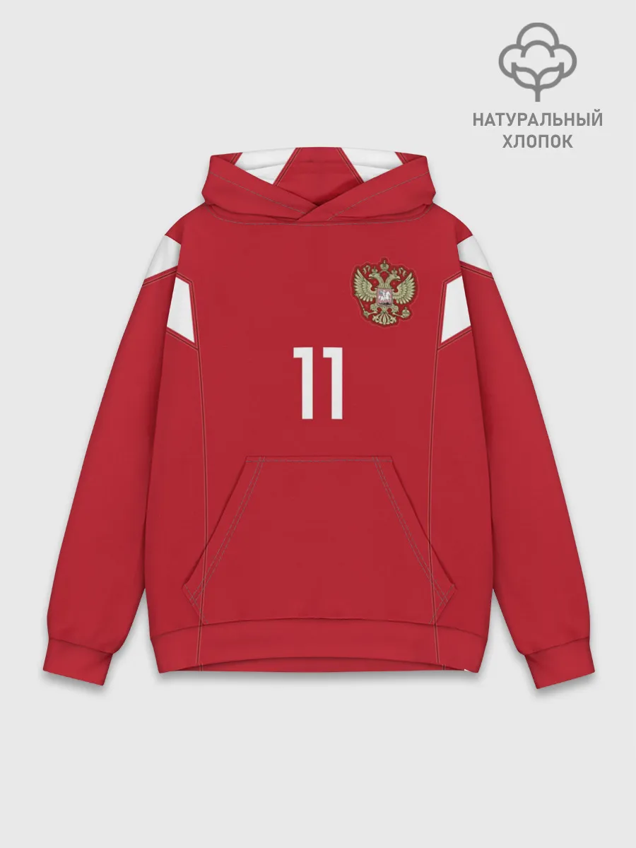 Худи мужской база хлопок / Зобнин ЧМ 2018