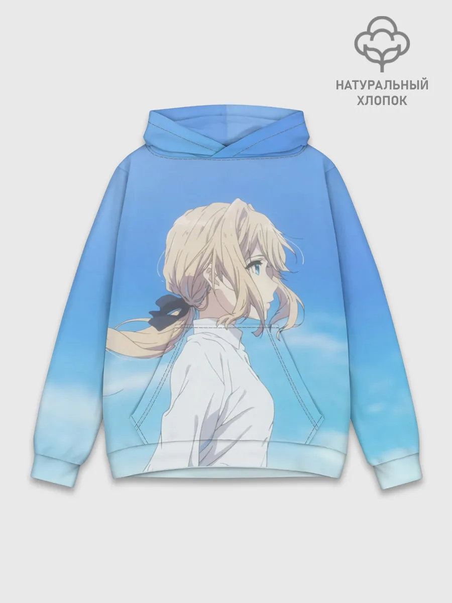 Худи мужской база хлопок / Violet Evergarden