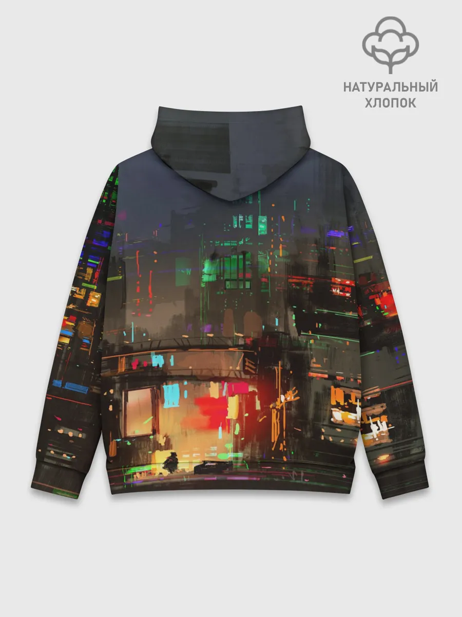 Худи мужской база хлопок / Cyber Punk 2077