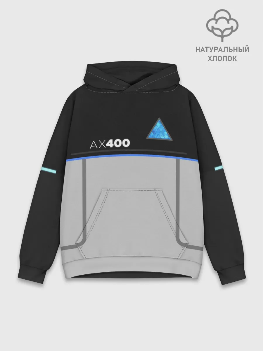 Худи мужской база хлопок / Kara Detroit: Become Human