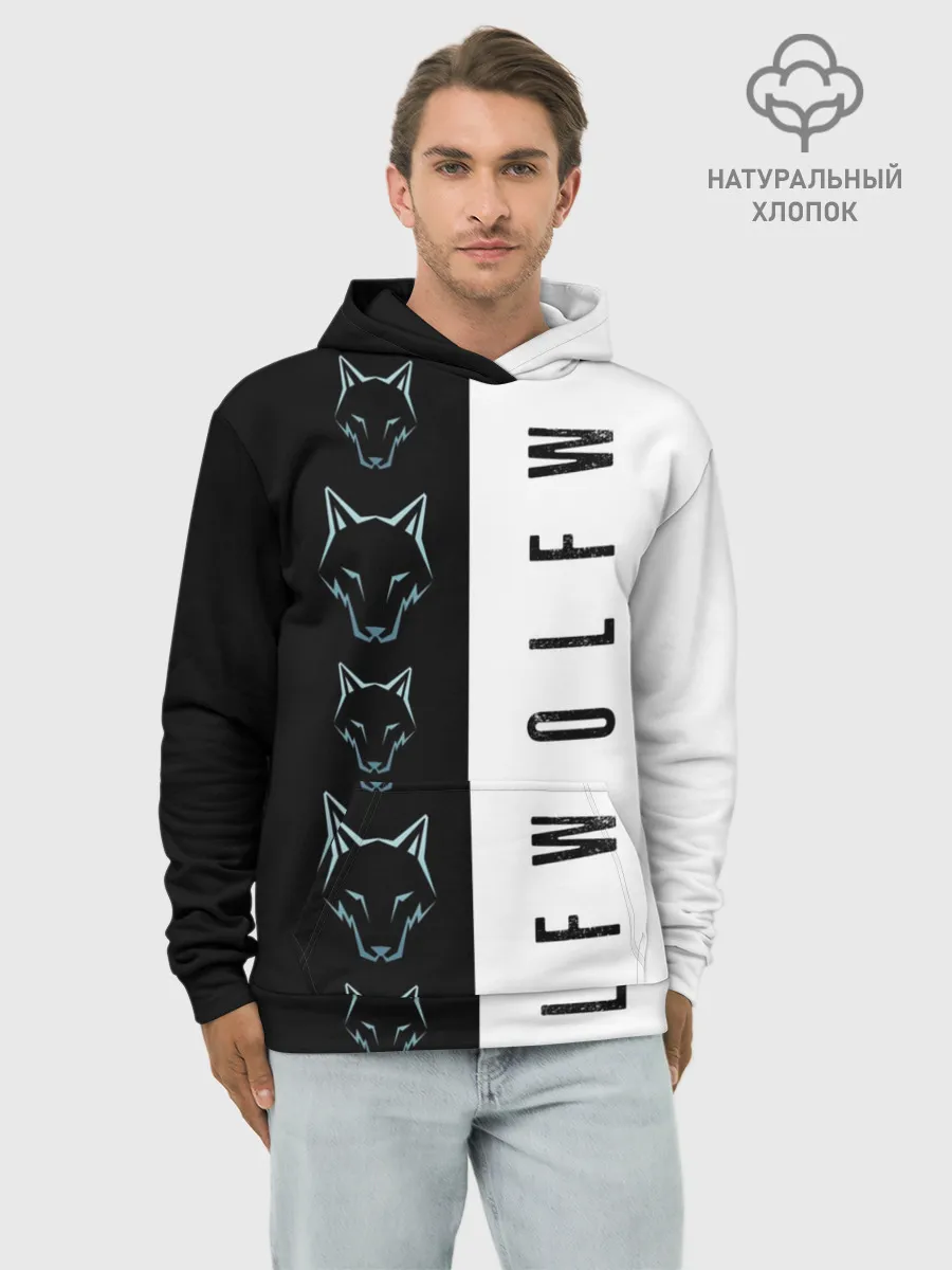 Худи мужской база хлопок / Дикое обоняние