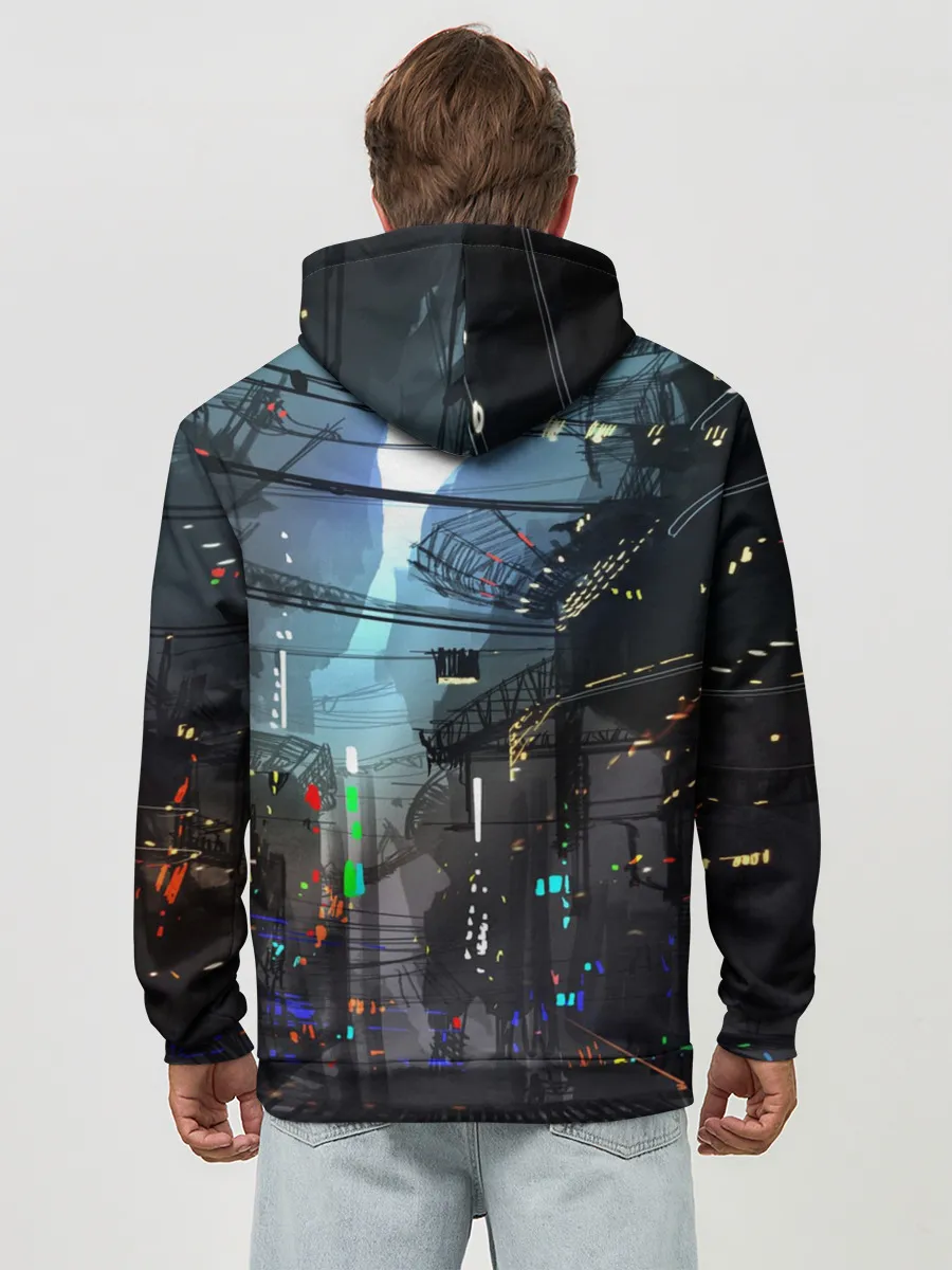 Худи мужской база хлопок / Cyber Punk 2077