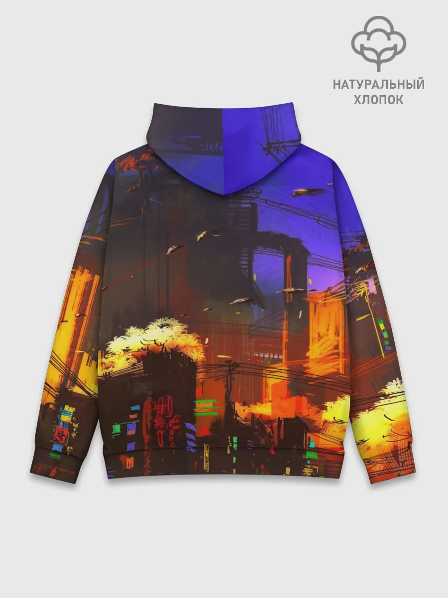 Худи мужской база хлопок / Cyber Punk 2077