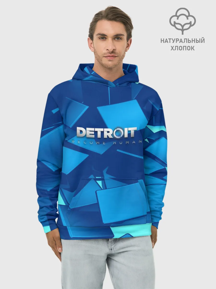 Худи мужской база хлопок / Detroit:become human