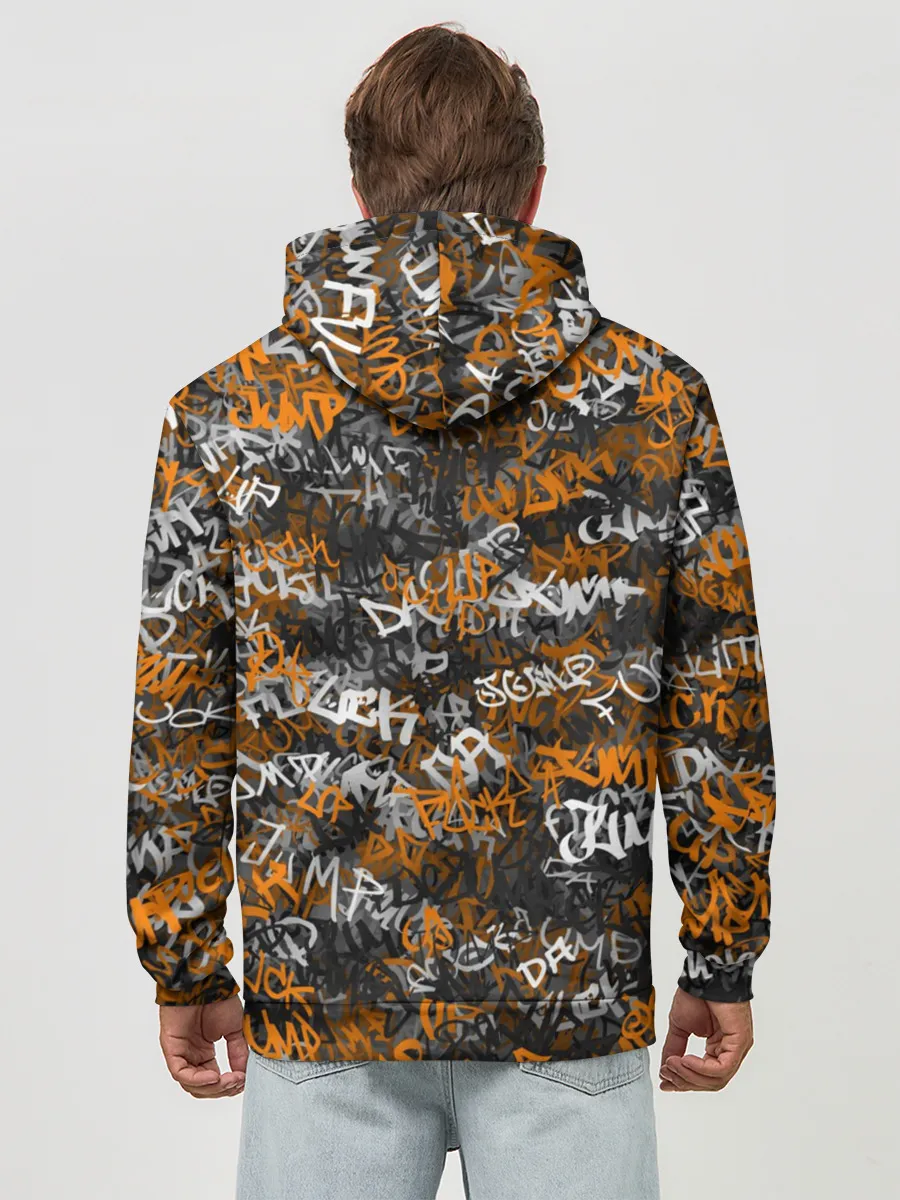 Худи мужской база хлопок / Jump da f#ck up!