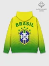 Худи мужской база хлопок / Сборная Бразилии