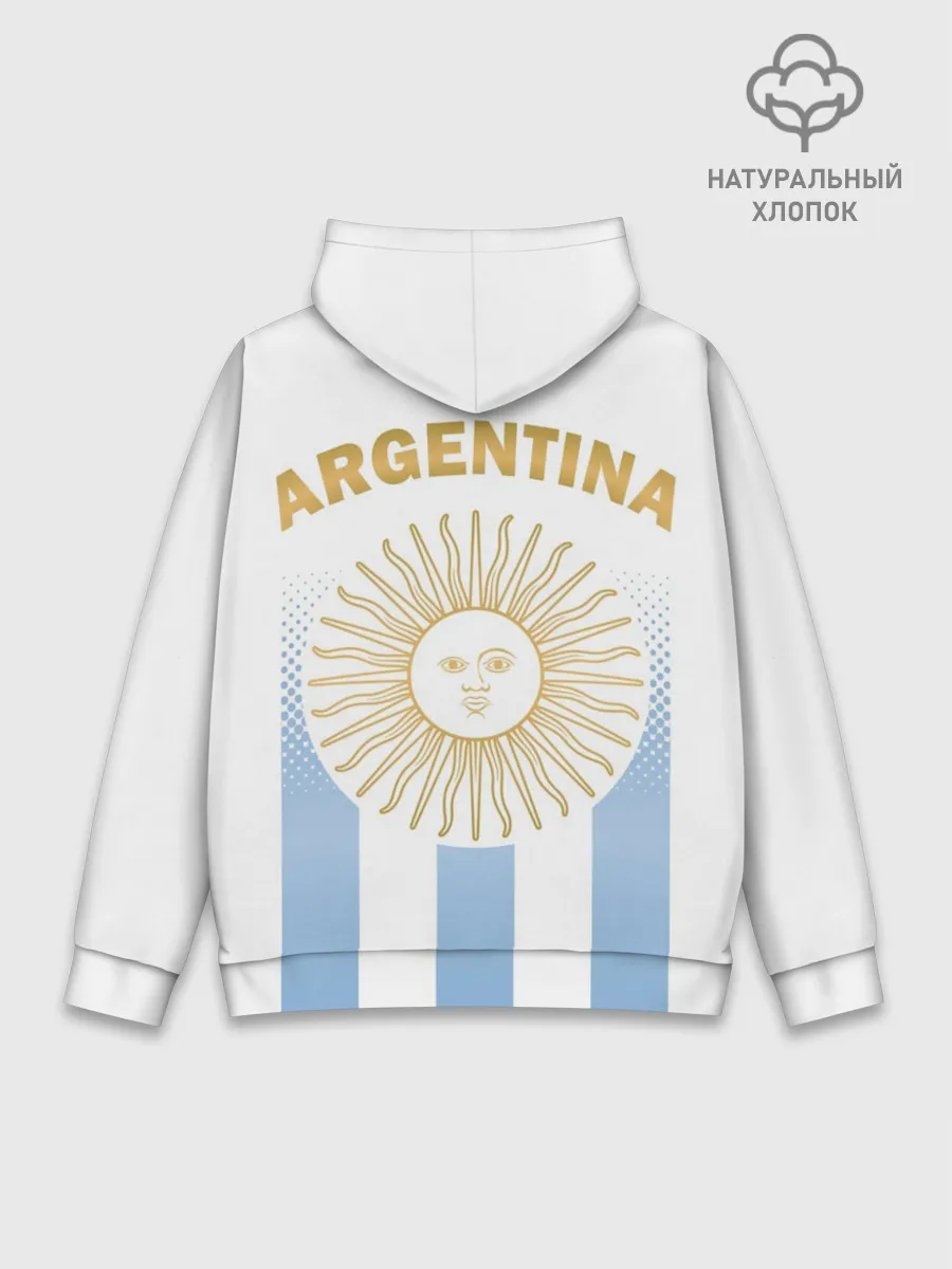 Худи мужской база хлопок / Сборная Аргентины