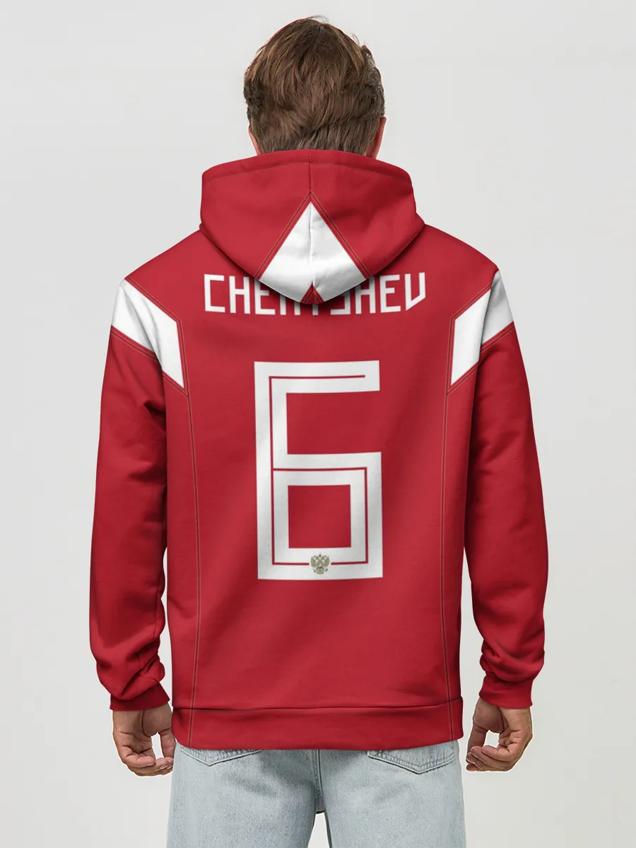 Худи мужской база хлопок / Черышев ЧМ 2018