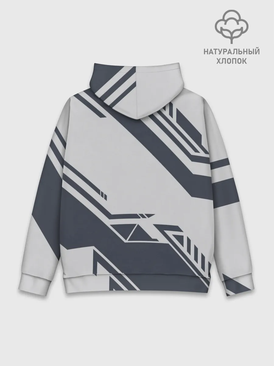 Худи мужской база хлопок / TEAM LIQUID E-SPORT