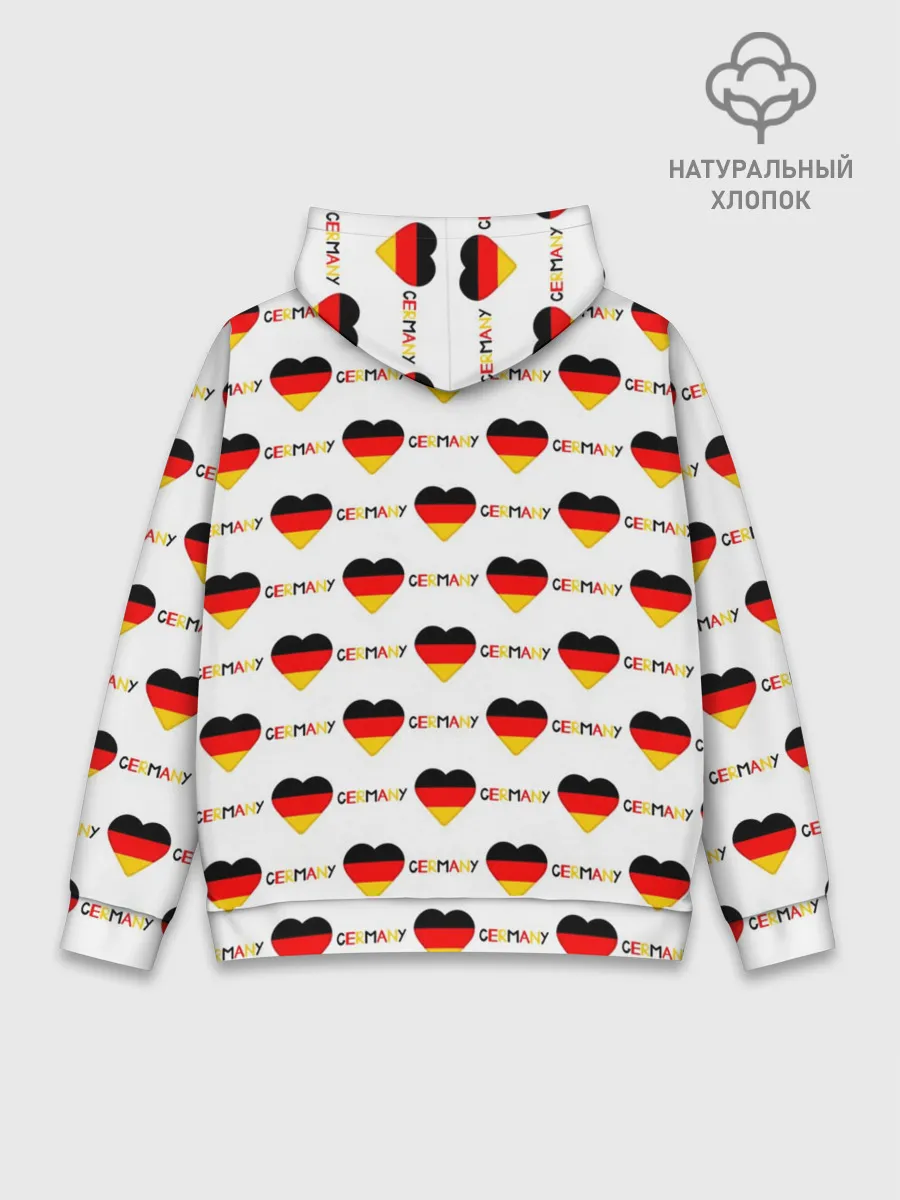 Худи мужской база хлопок / Love Germany