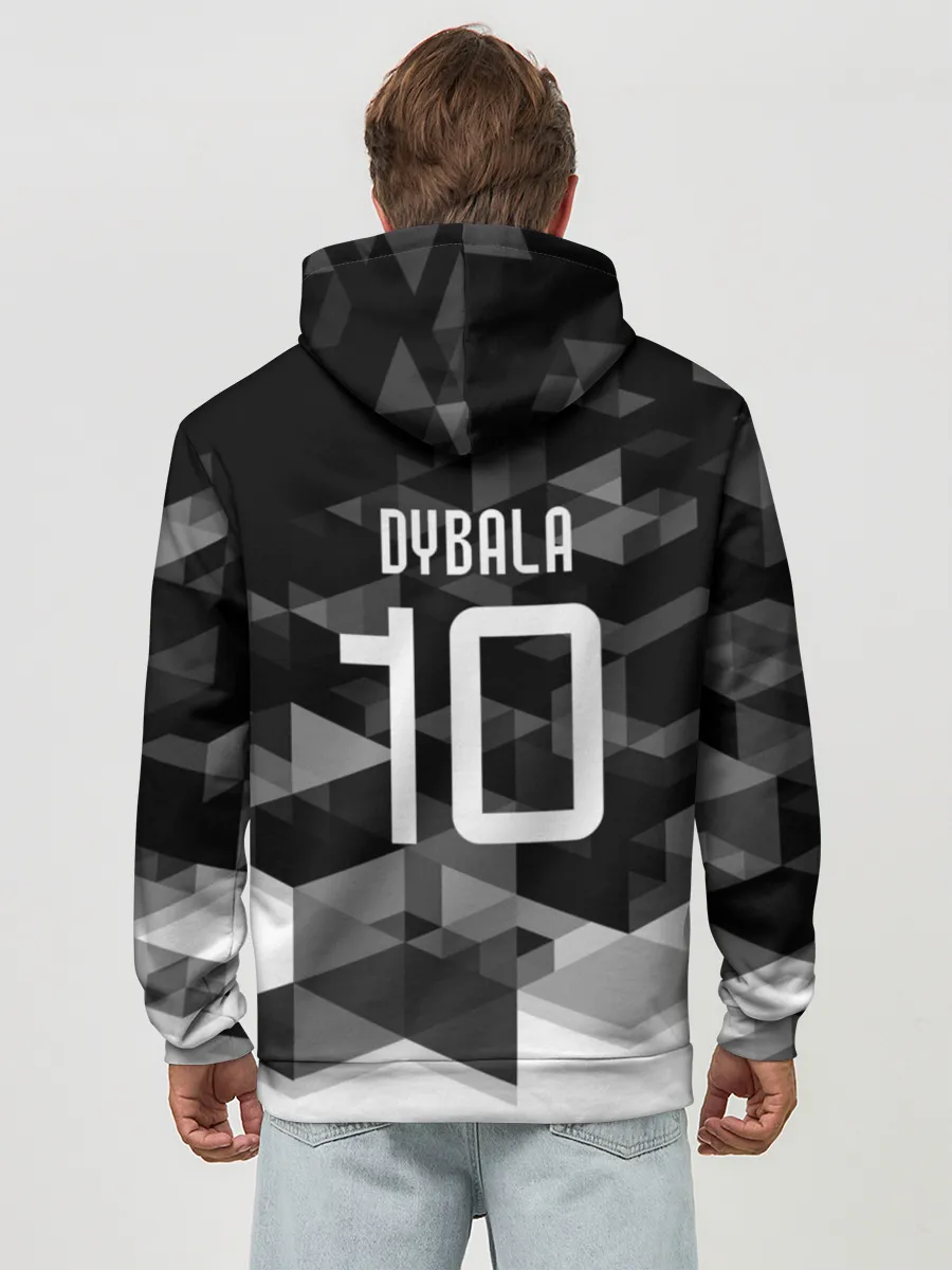 Худи мужской база хлопок / JUVE 10 DYBALA