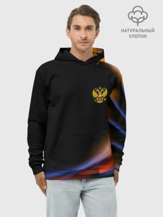 Худи мужской база хлопок / Sport Russia