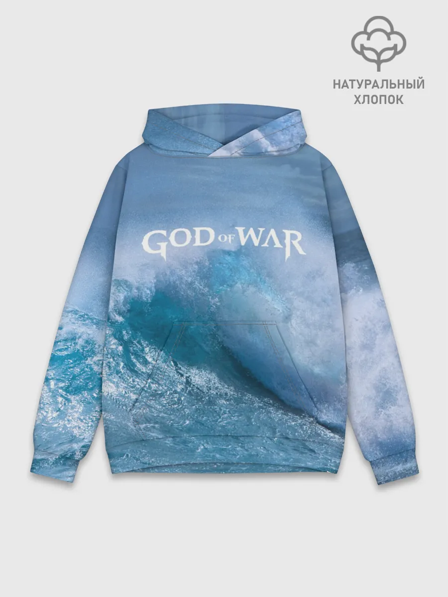 Худи мужской база хлопок / God of WAR