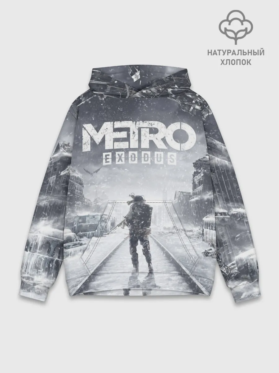Худи мужской база хлопок / Metro Exodus: Артём