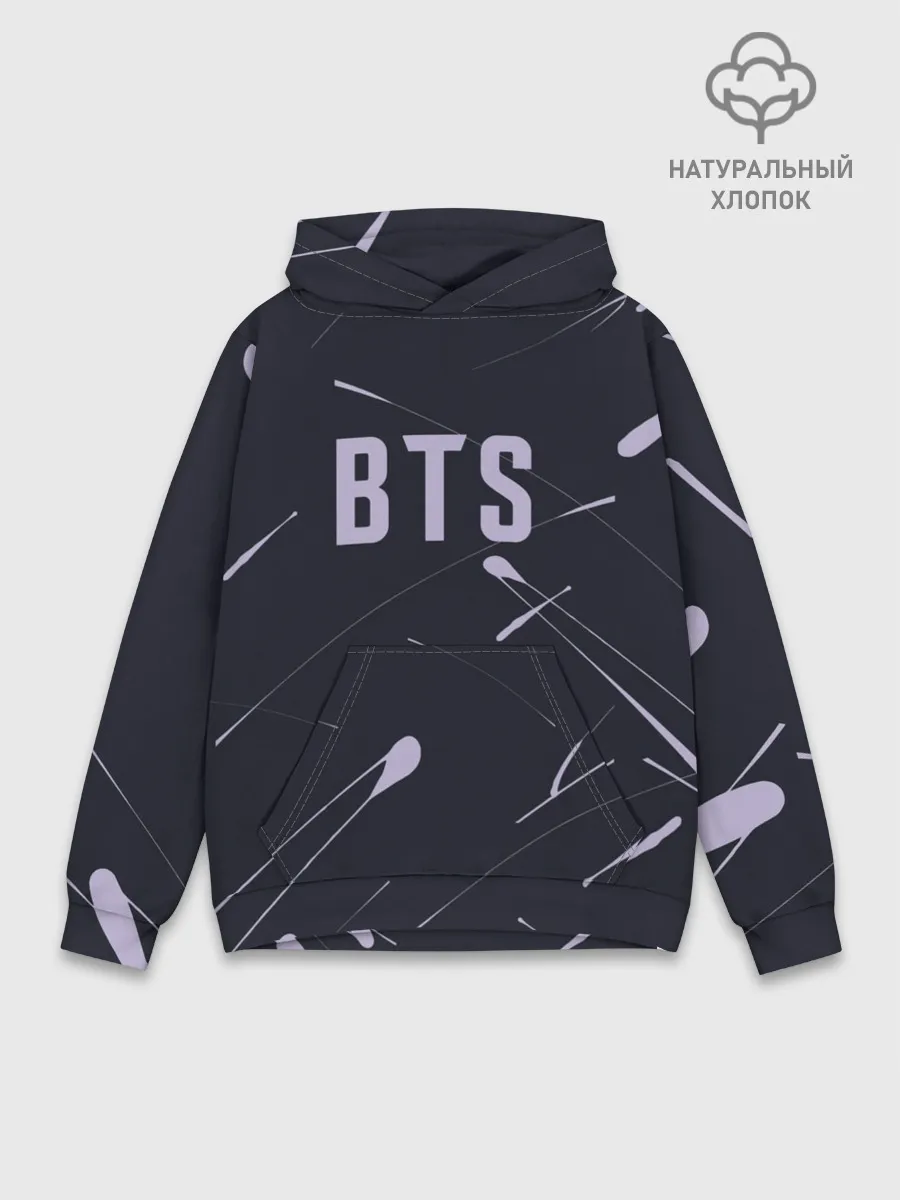 Худи мужской база хлопок / BTS