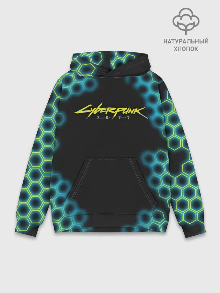 Худи мужской база хлопок / CYBERPUNK 2077