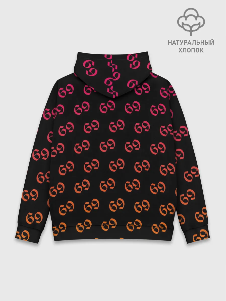 Худи мужской база хлопок / 6IX9INE 69