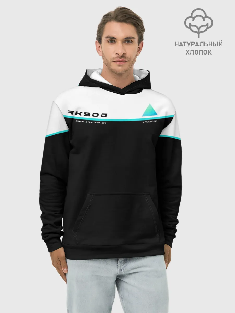 Худи мужской база хлопок / Detroit RK900