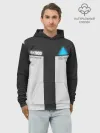 Худи мужской база хлопок / Connor Detroit: Become Human.