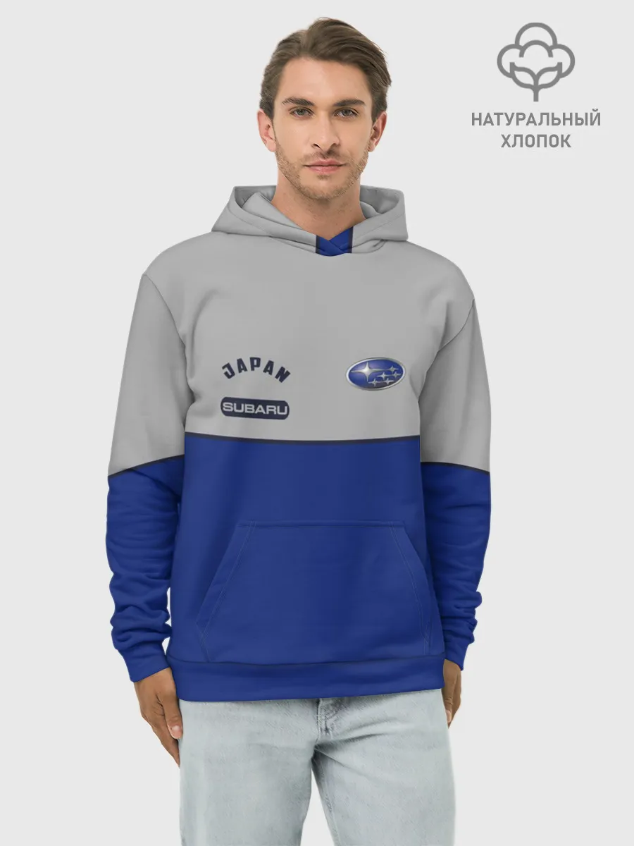 Худи мужской база хлопок / Subaru