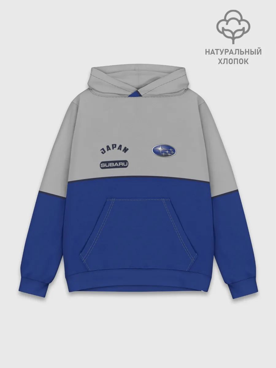 Худи мужской база хлопок / Subaru