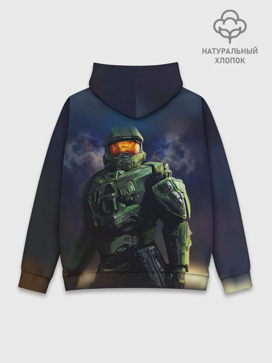 Худи мужской база хлопок / Halo