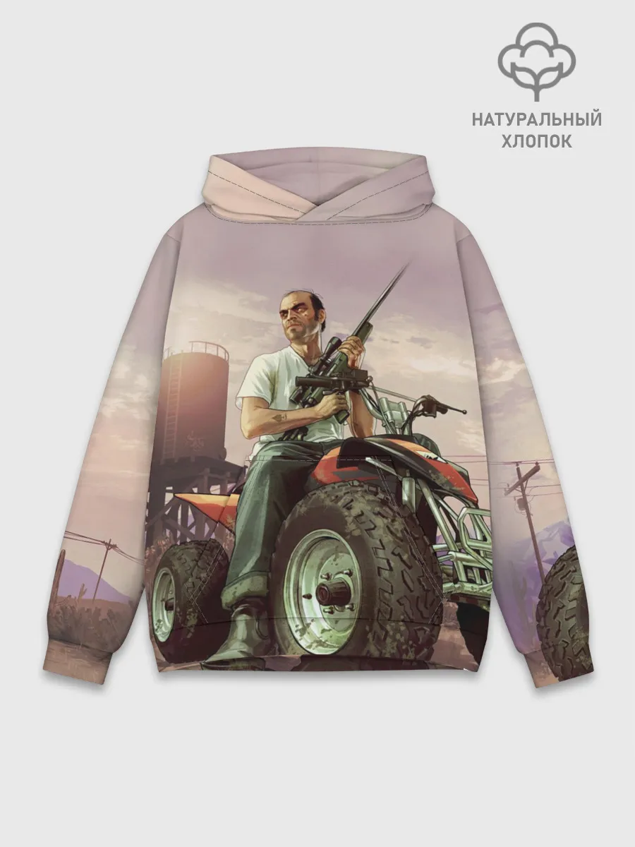 Худи мужской база хлопок / Grand Theft Auto