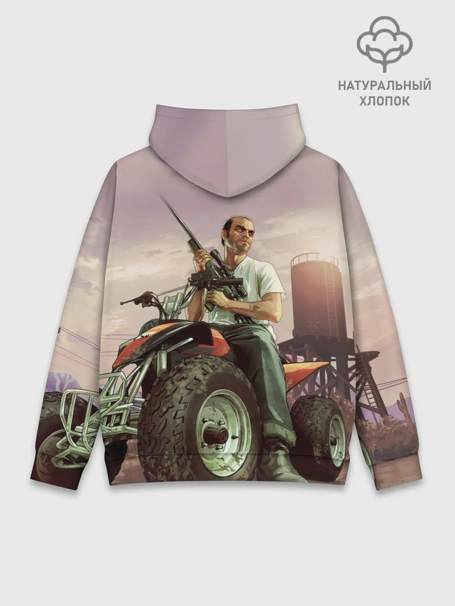 Худи мужской база хлопок / Grand Theft Auto