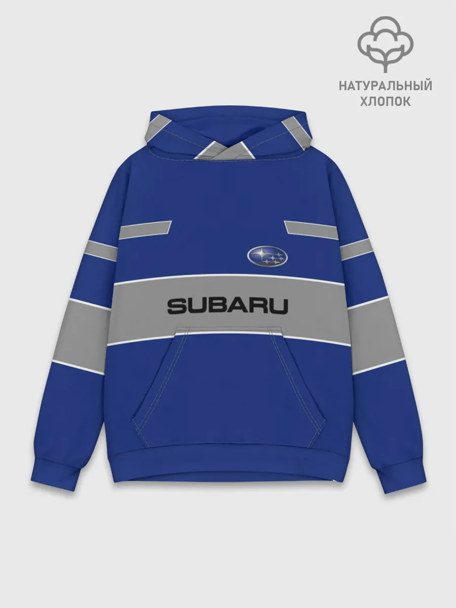 Худи мужской база хлопок / Subaru