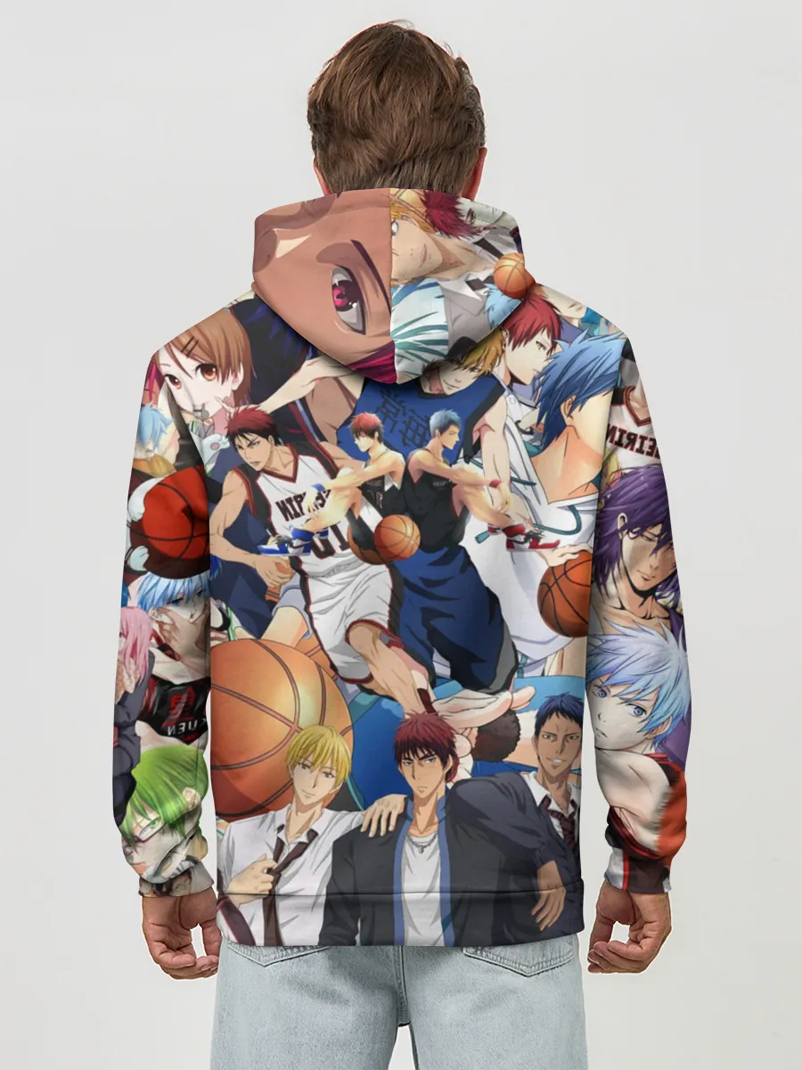 Худи мужской база хлопок / Kuroko no Basket паттерн