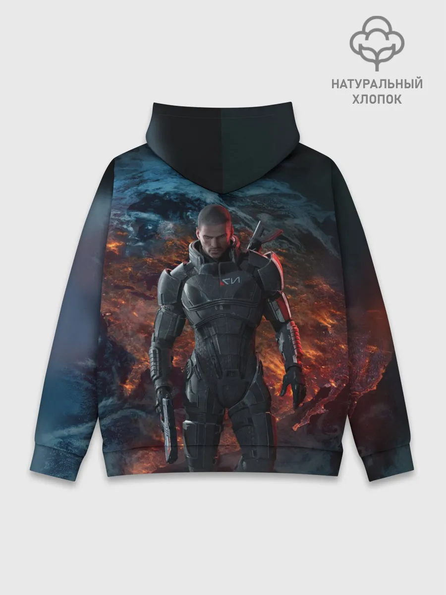 Худи мужской база хлопок / Mass Effect 3