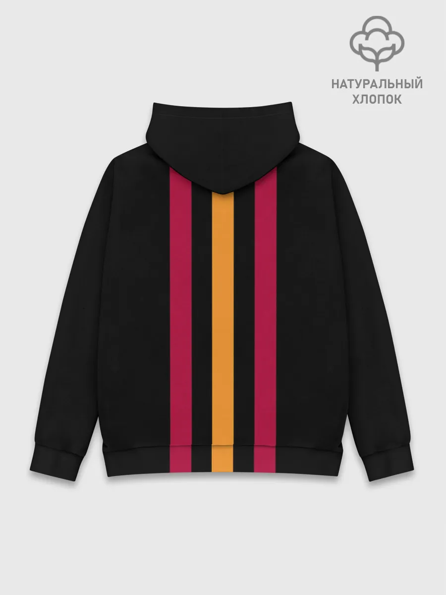 Худи мужской база хлопок / FC Roma Lines