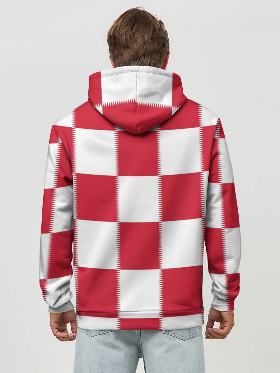 Худи мужской база хлопок / Форма Хорватии