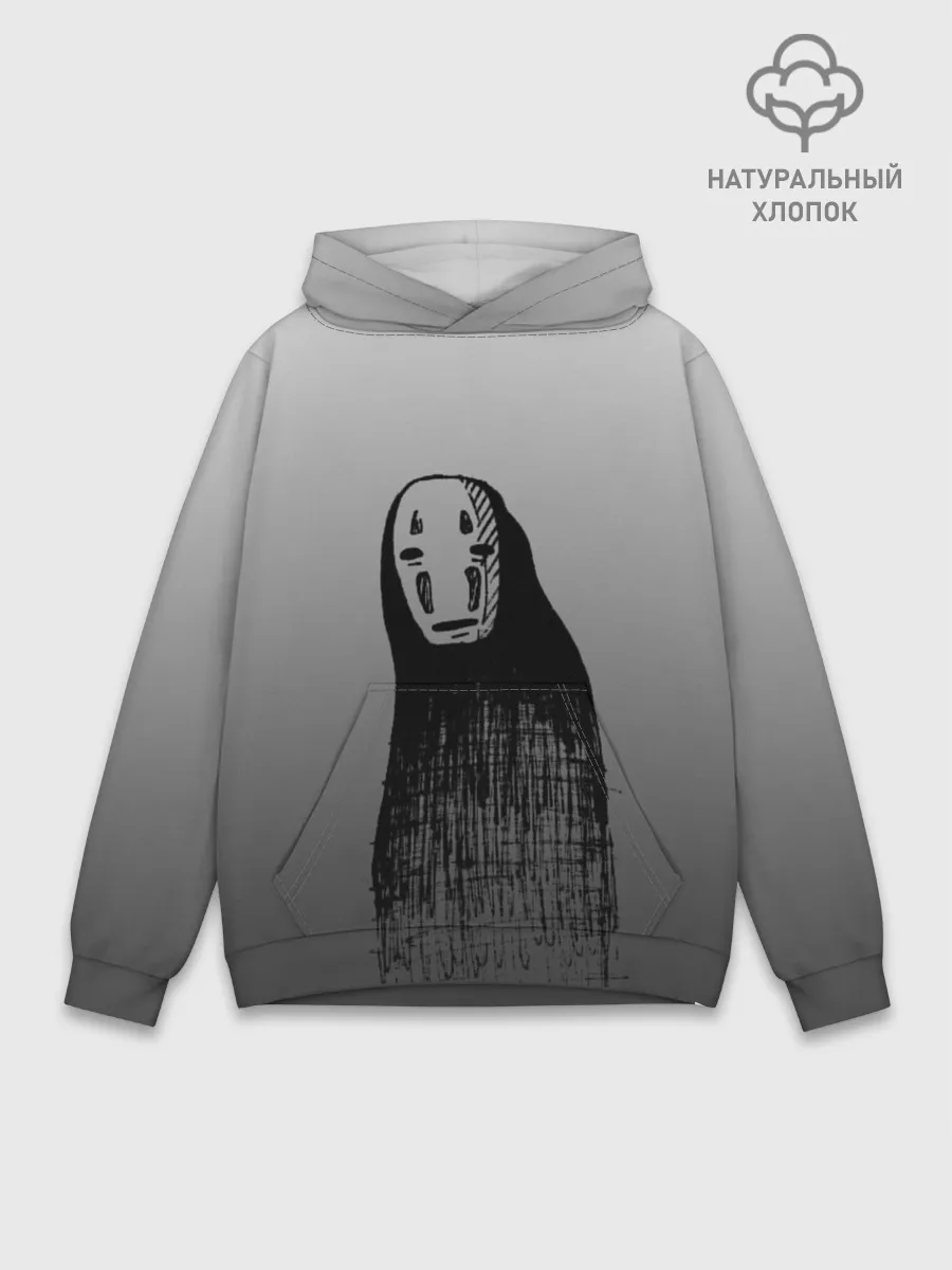 Худи мужской база хлопок / Мрачный Каонаси