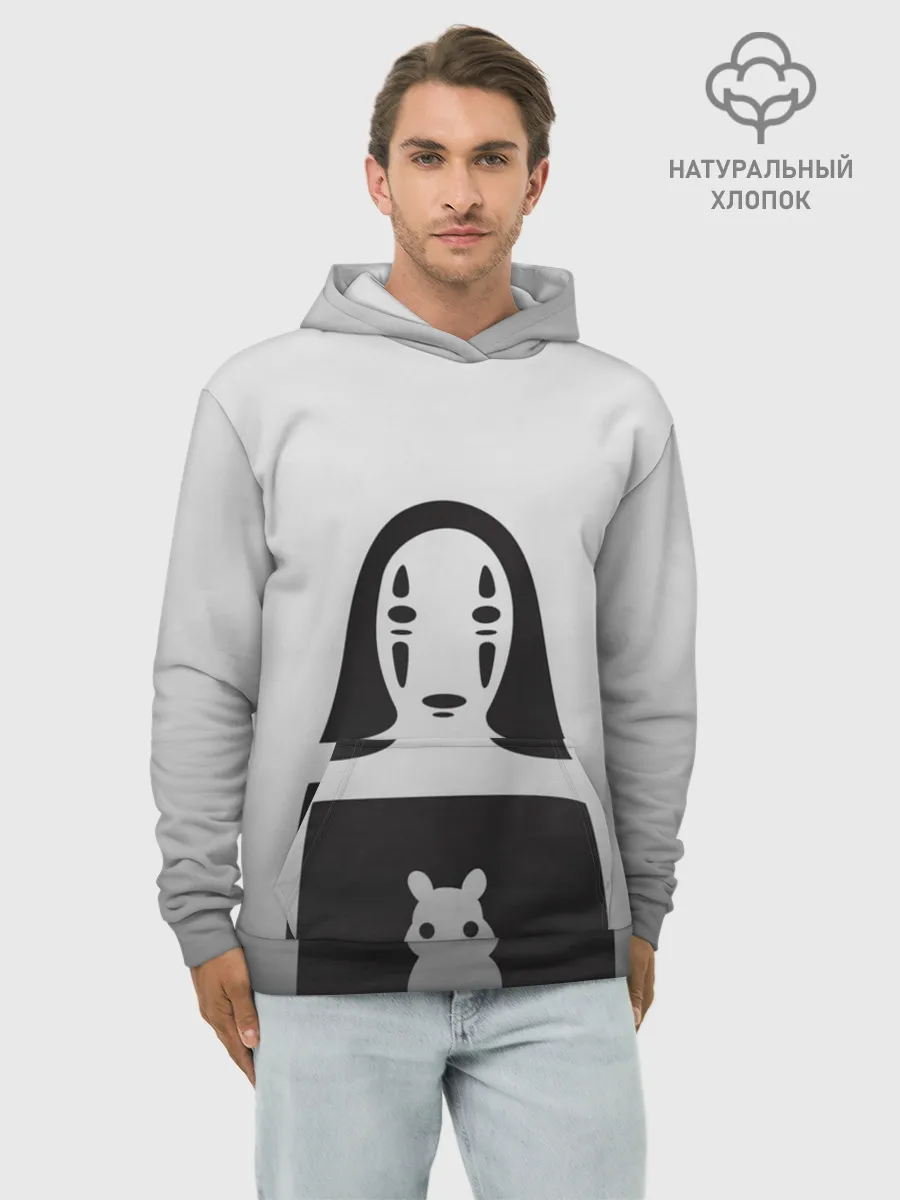 Худи мужской база хлопок / Каонаси и хомячок