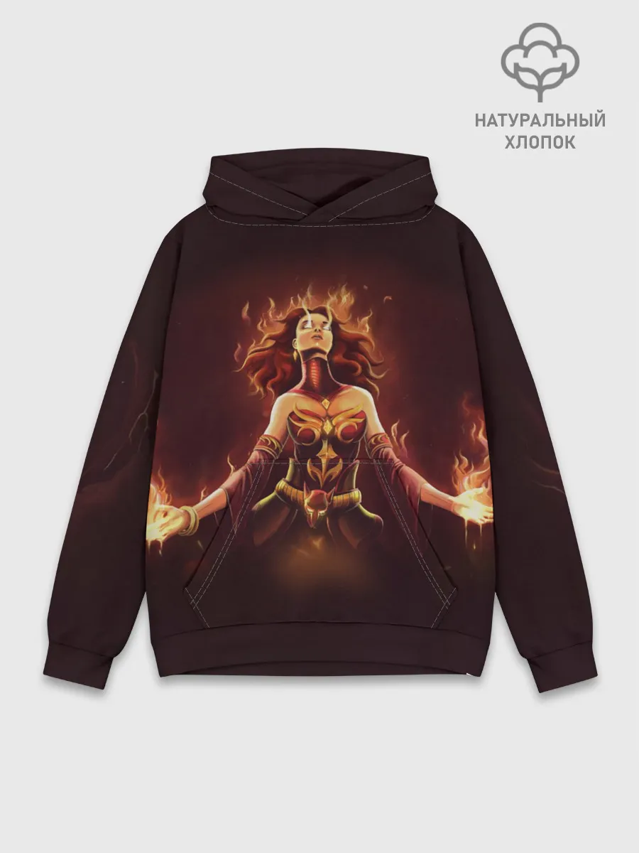 Худи мужской база хлопок / Dota 2 Lina