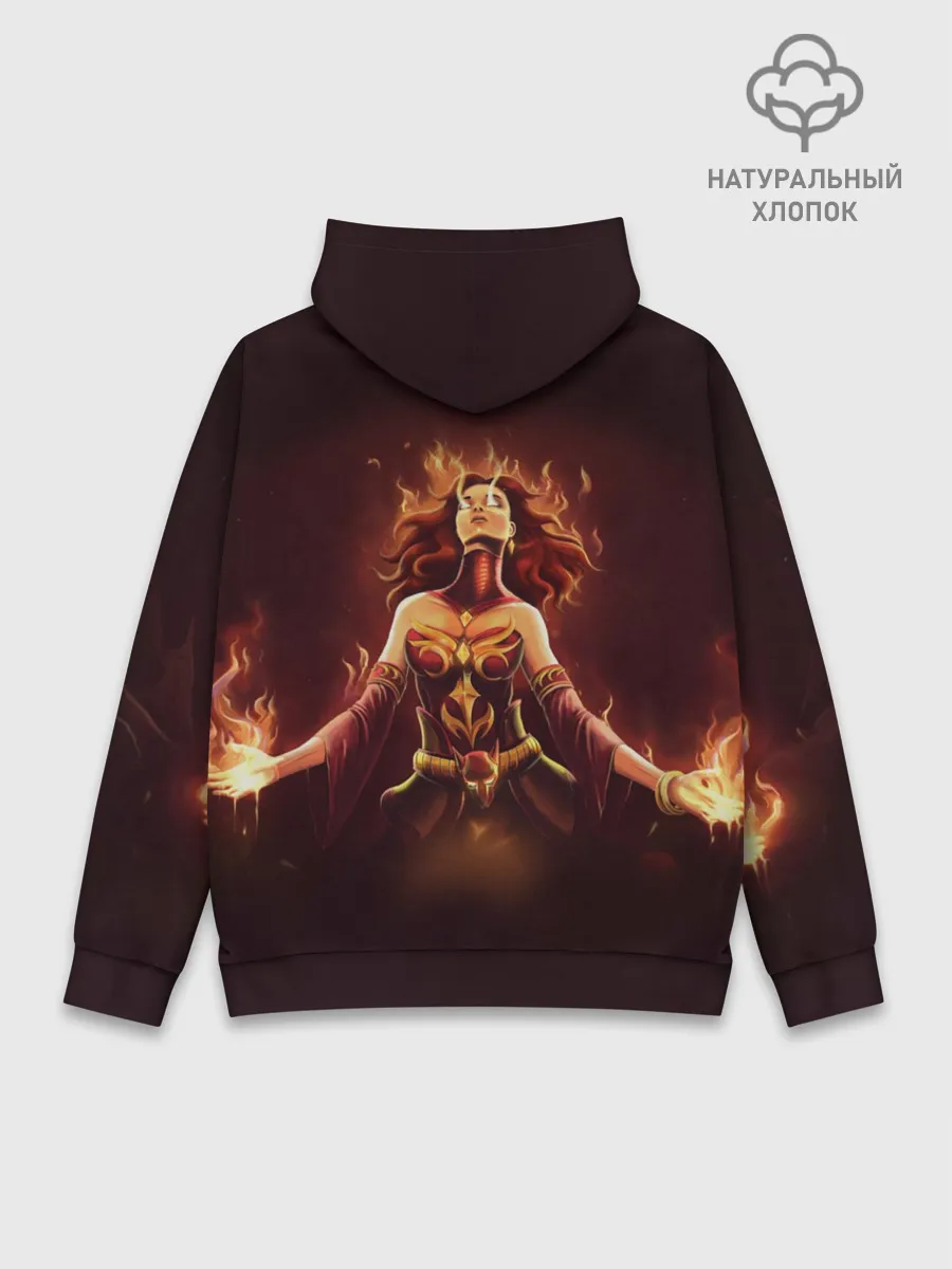 Худи мужской база хлопок / Dota 2 Lina