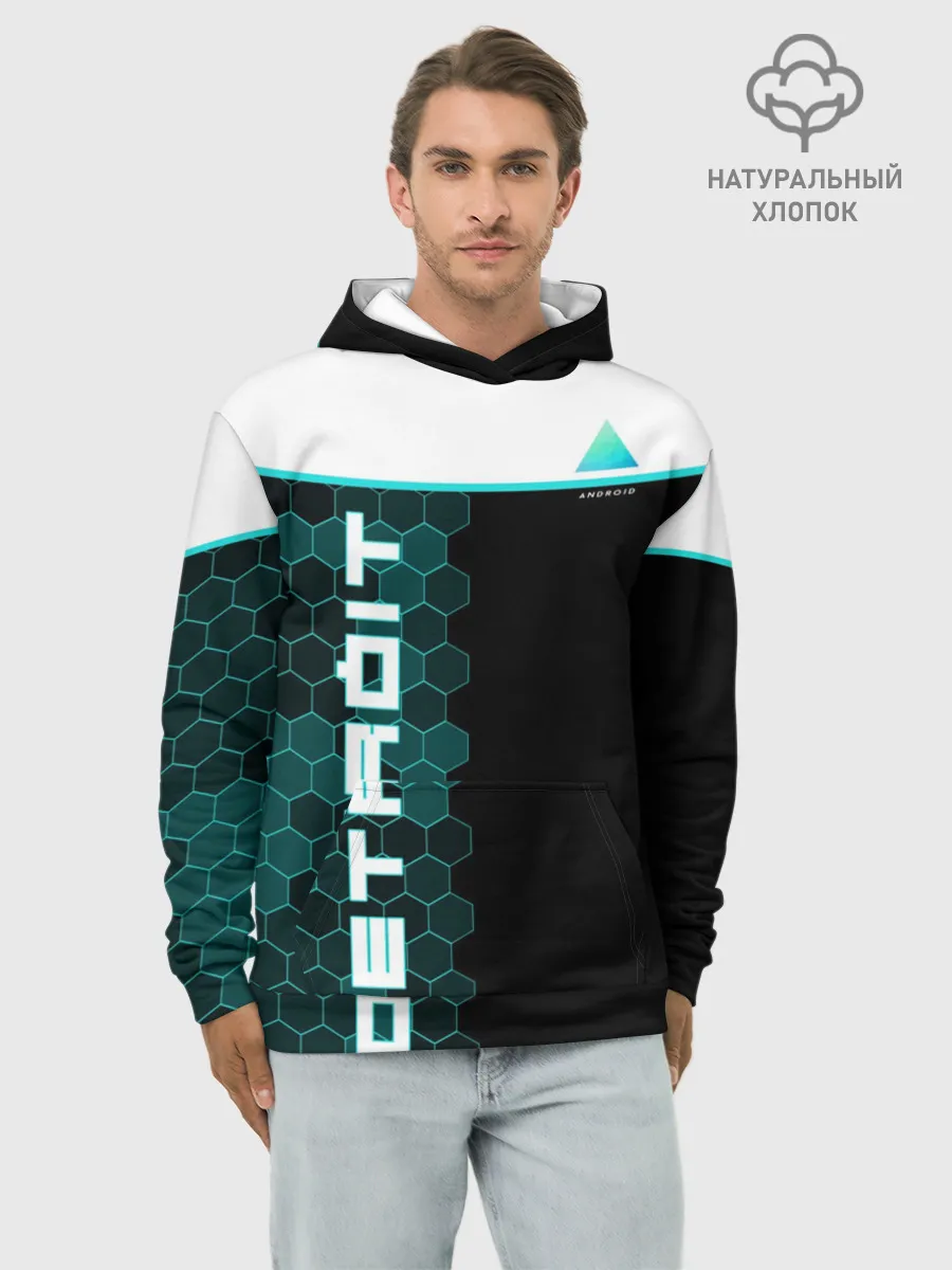 Худи мужской база хлопок / Детройт: Стать человеком